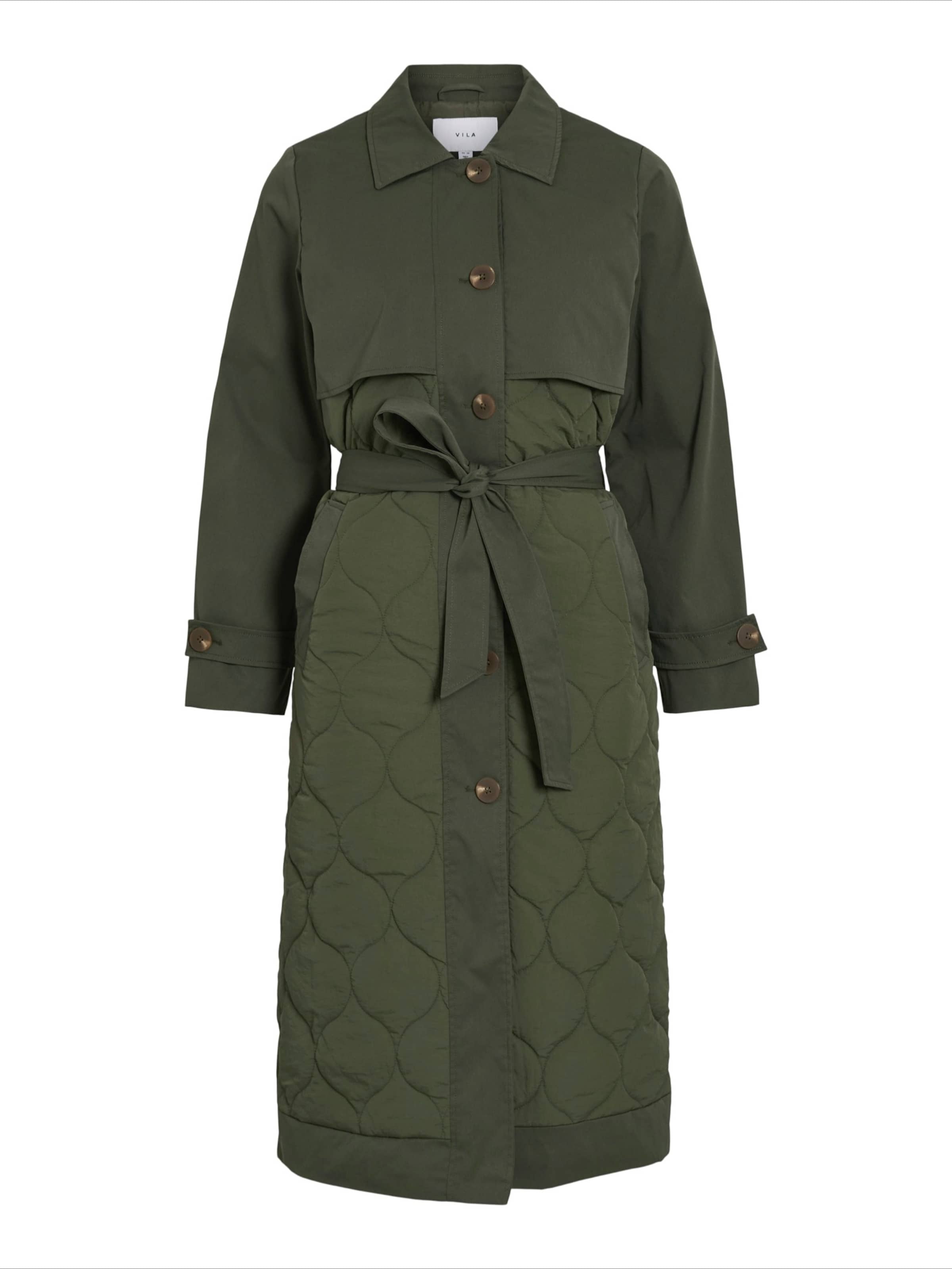 žalia VILA Demisezoninis paltas 'VISOFTIE': priekis