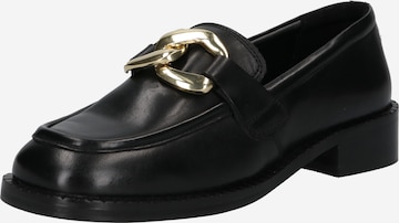 River Island Moccasins in Black: front