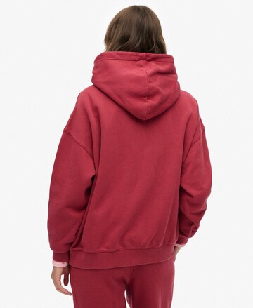 Sweat-shirt 'Athletic Essentials' Superdry & Co en rouge