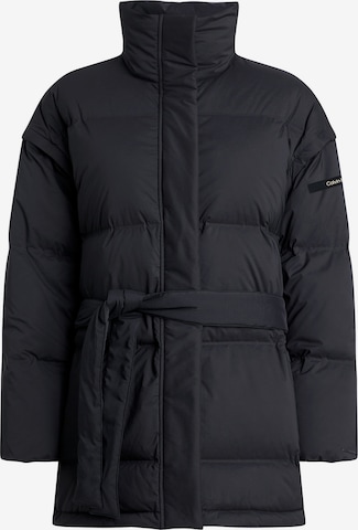 Calvin Klein Winter Jacket in Black: front