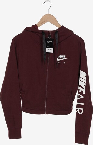 NIKE Sweatshirt Zip Up Hoodie in S in Bordeaux ABOUT YOU