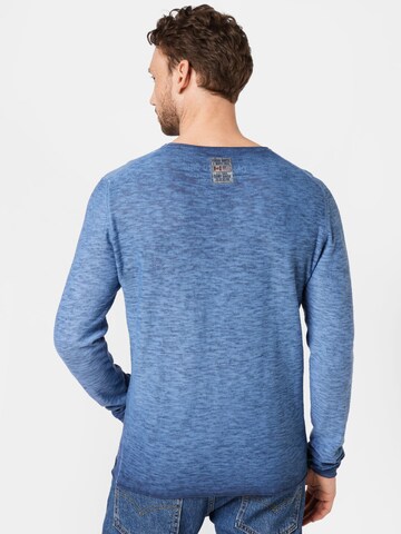 CAMP DAVID Pullover in Blau