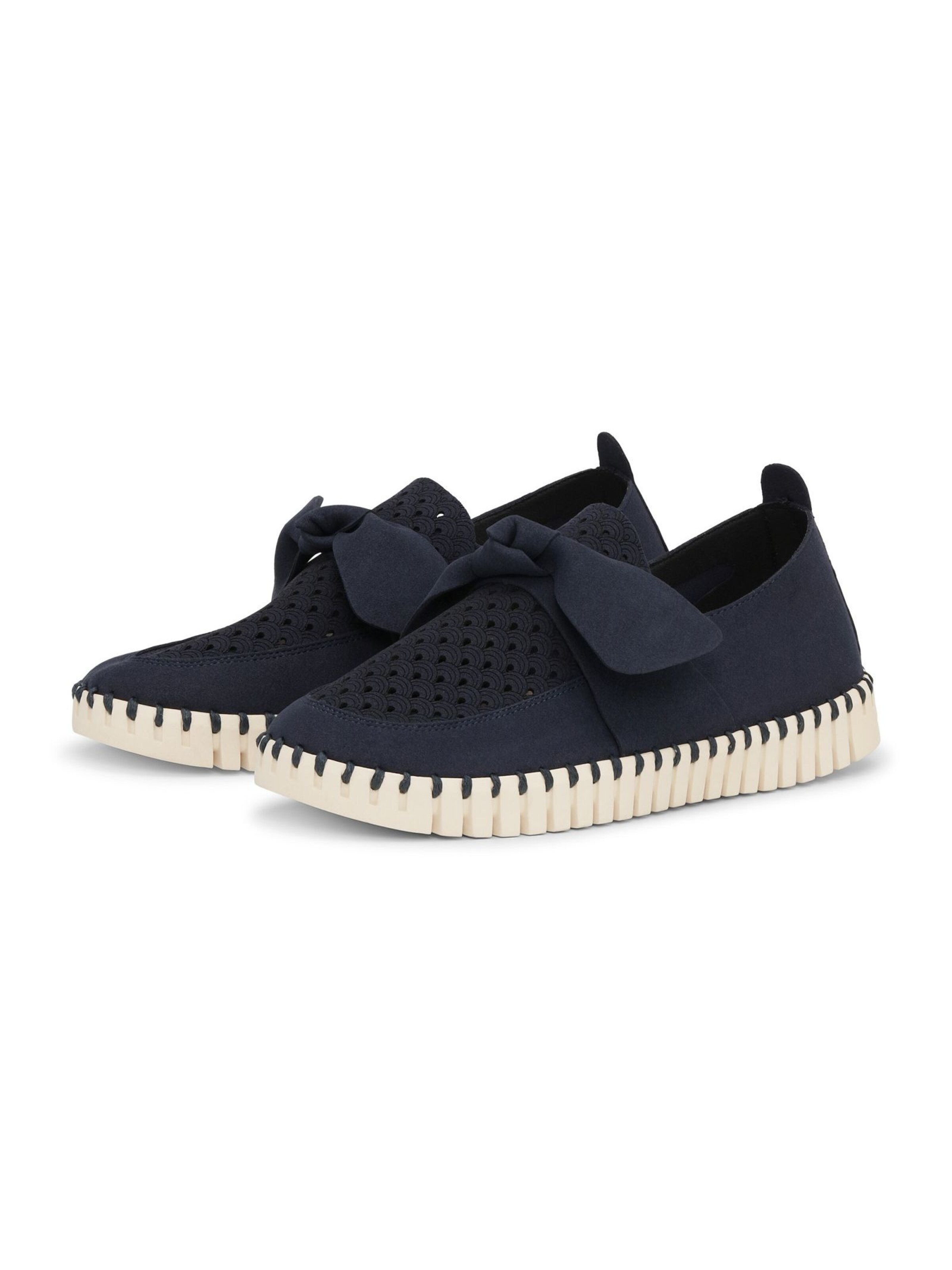 ILSE JACOBSEN Slipper 'Tulip' in Blau: Vorderseite