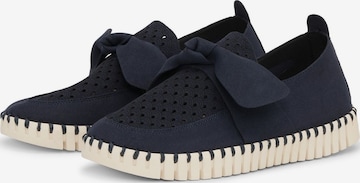 ILSE JACOBSEN Slipper 'Tulip' in Blau: Vorderseite