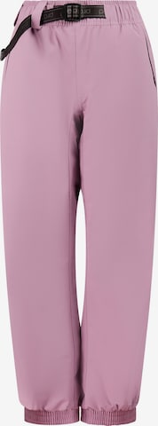 PROTEST Workout Pants 'PRTSami' in Purple: front