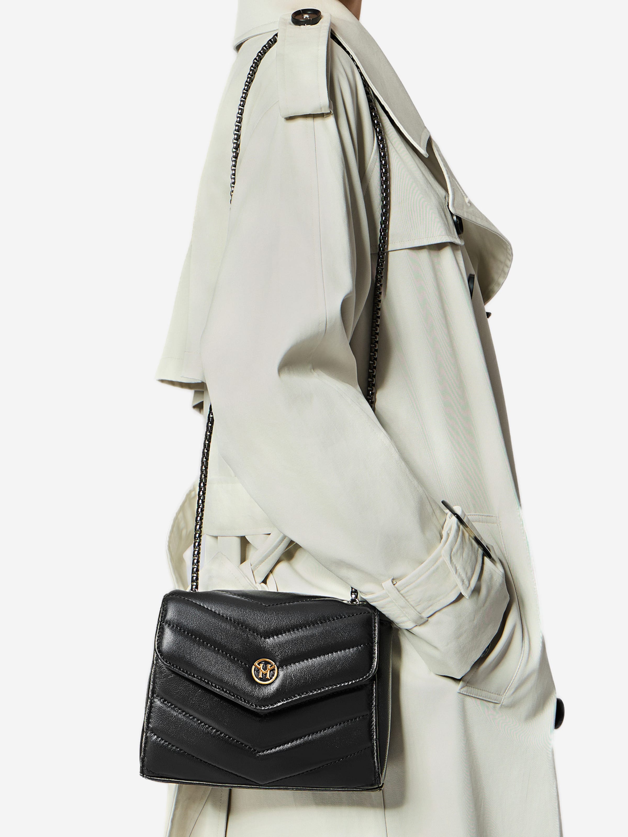Victoria Hyde Handtasche ' New English Lady ' in Schwarz