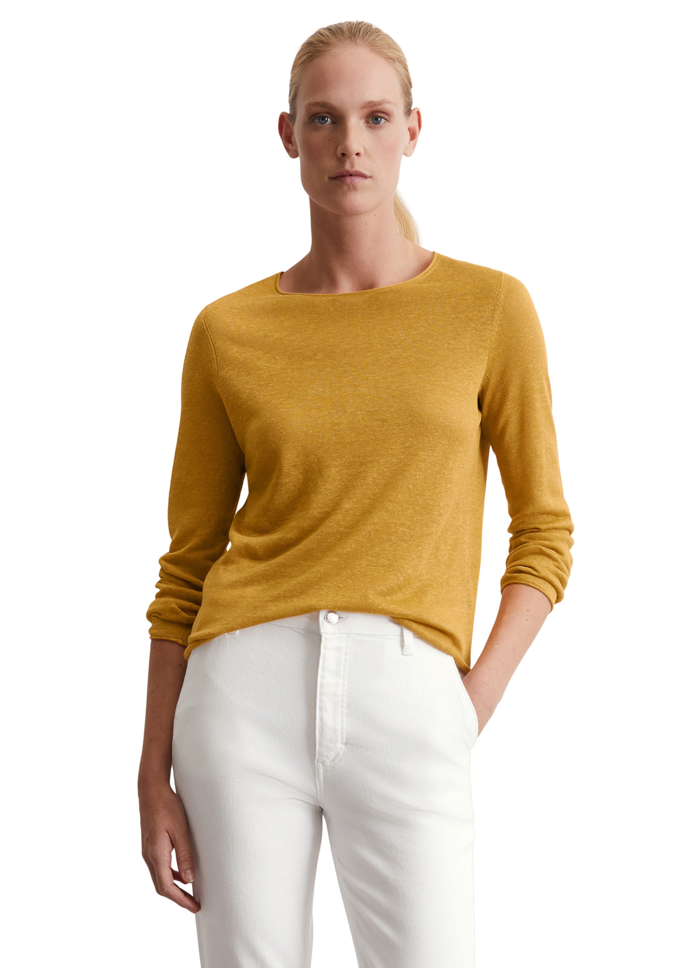 Marc O'Polo Pullover in Gelb: Vorderseite