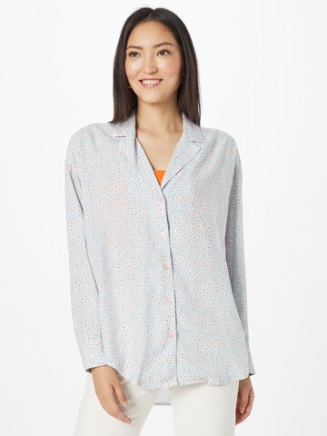 Monki Blouse in Blue: front