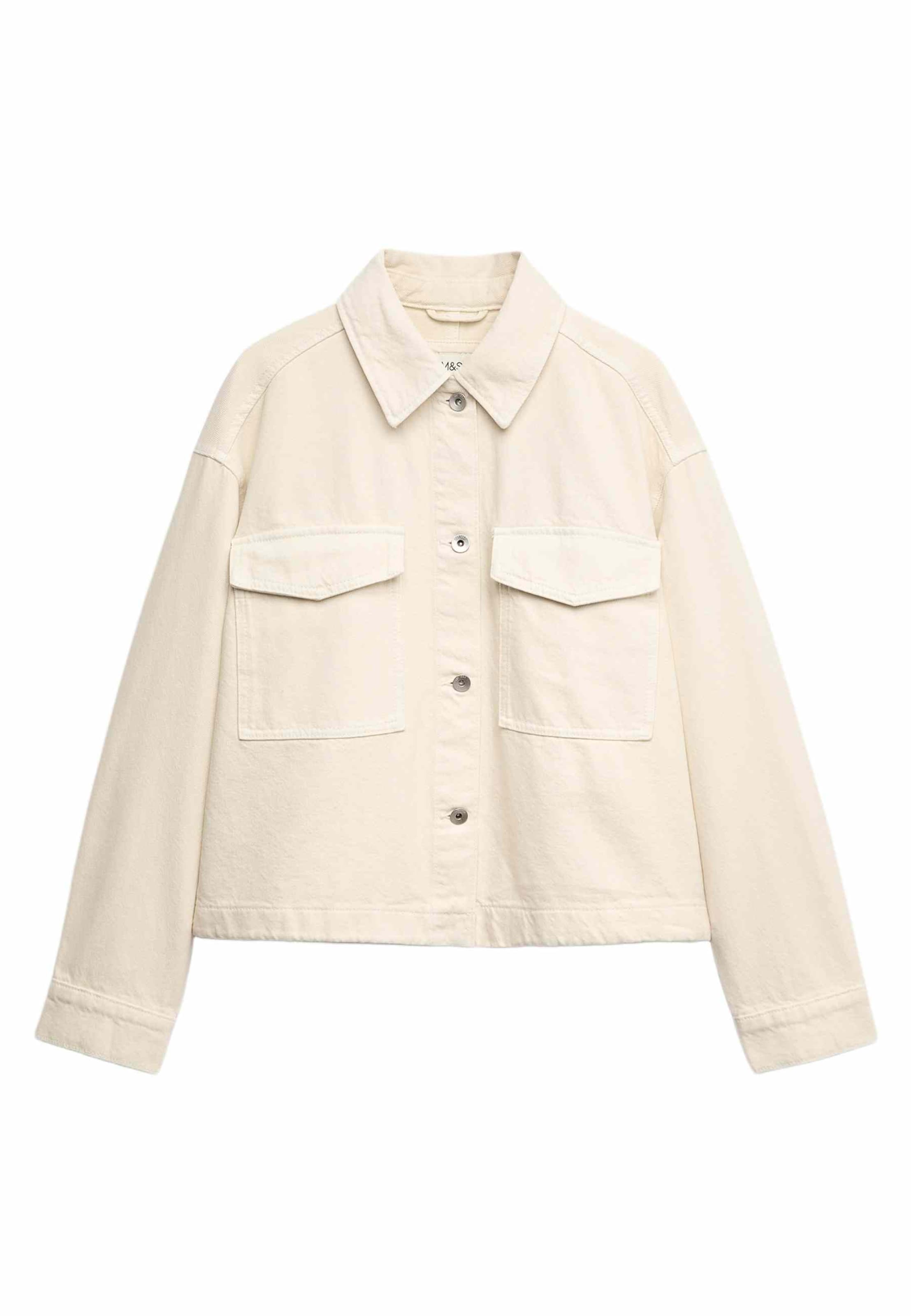 Marks & Spencer Between-season jacket in Beige: front