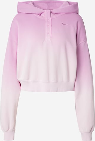 Nike SportswearSweater majica 'PHNX FLC' - roza boja: prednji dio