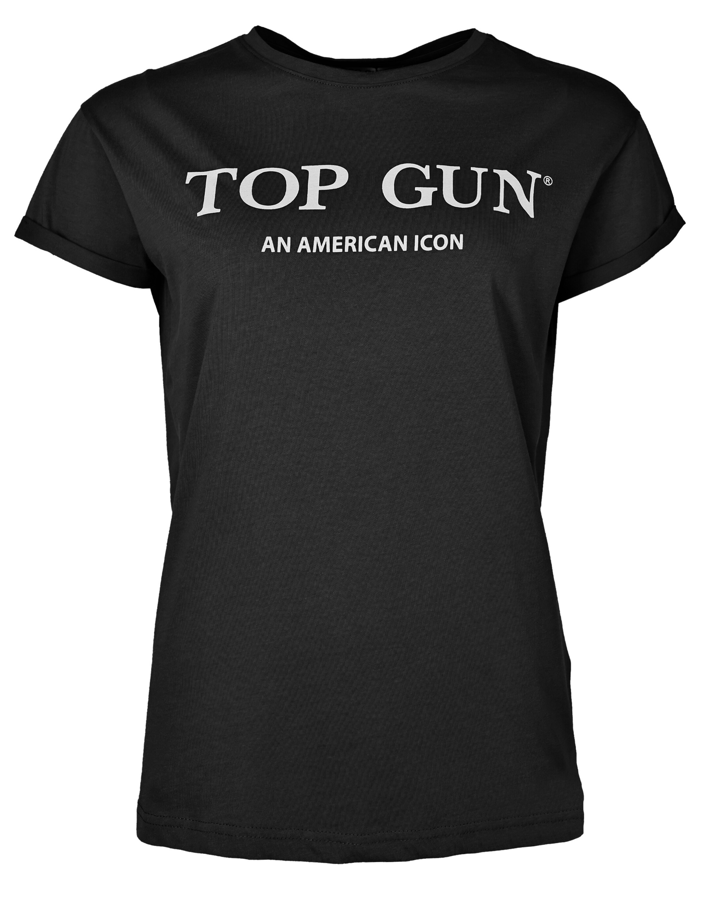 TOP GUN T-Shirt mit Logo TG20214001 ' ' in Schwarz: Vorderseite