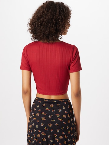 PIECES - Camisa 'KARISMA' em vermelho