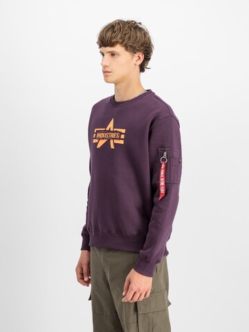 ALPHA INDUSTRIES Μπλούζα φούτερ σε λιλά