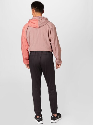 ADIDAS SPORTSWEAR Tapered Παντελόνι φόρμας 'D4T Workout Warm' σε μαύρο