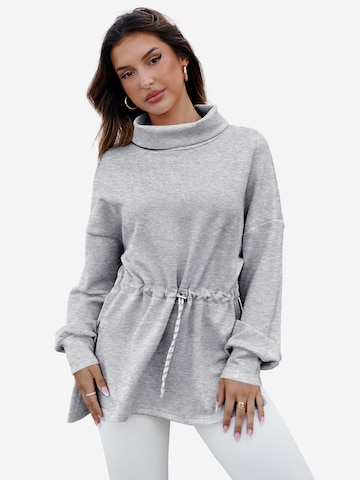 pelēks Imily Bela Sportisks džemperis: no priekšpuses