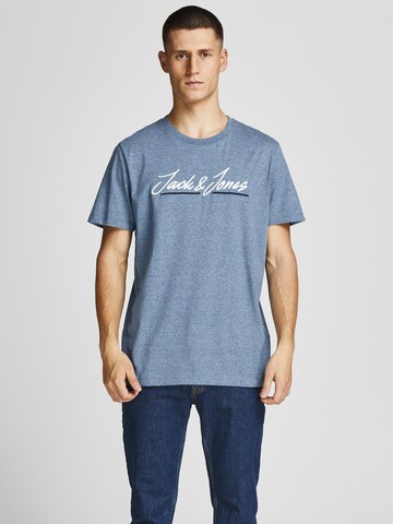 JACK & JONES Shirt 'Tons Upscale' in Blue: front