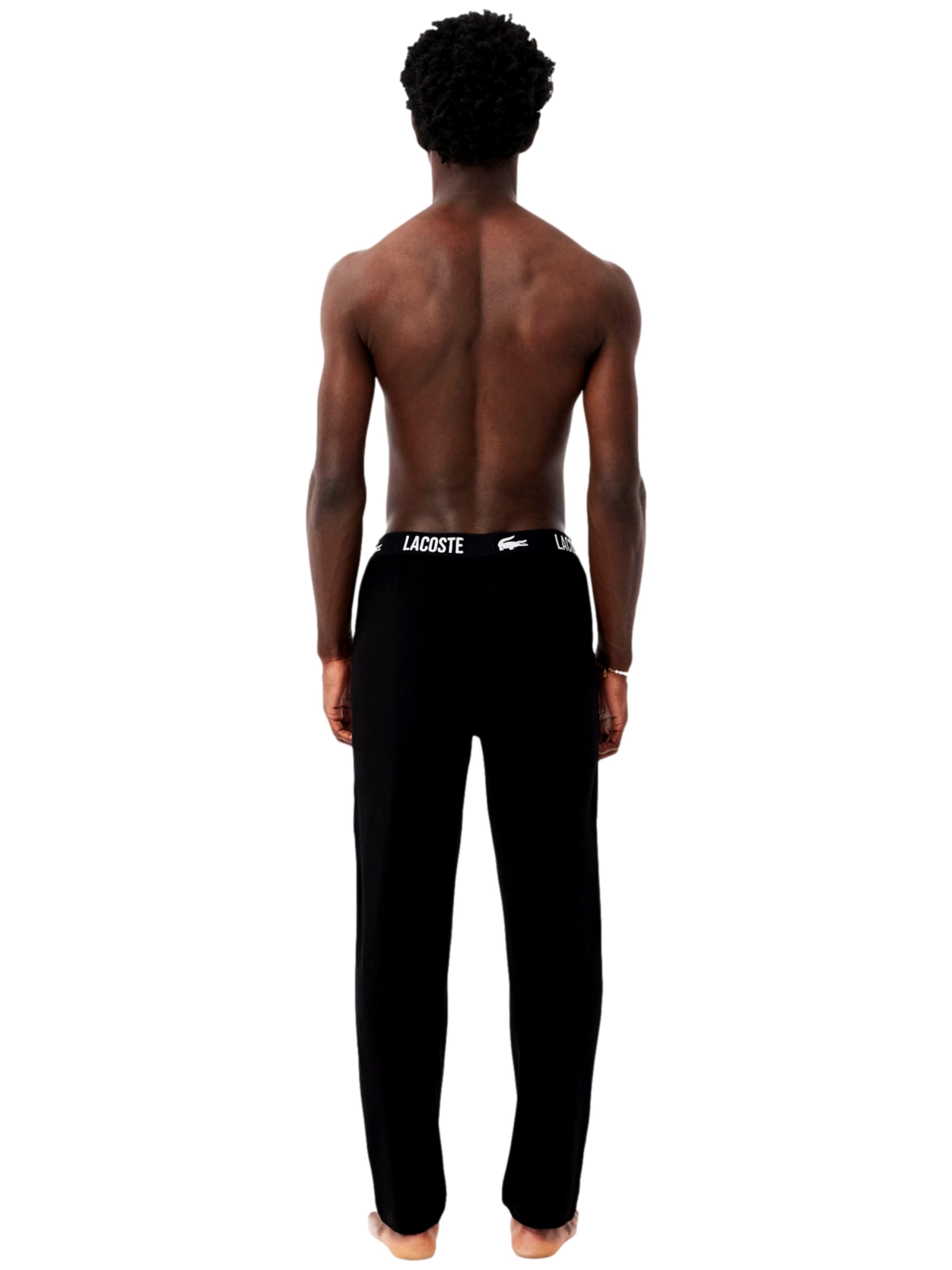 Pantaloncini da pigiama di LACOSTE in nero