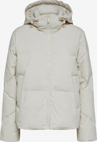 SELECTED FEMME Winter Jacket 'Anna' in Beige: front