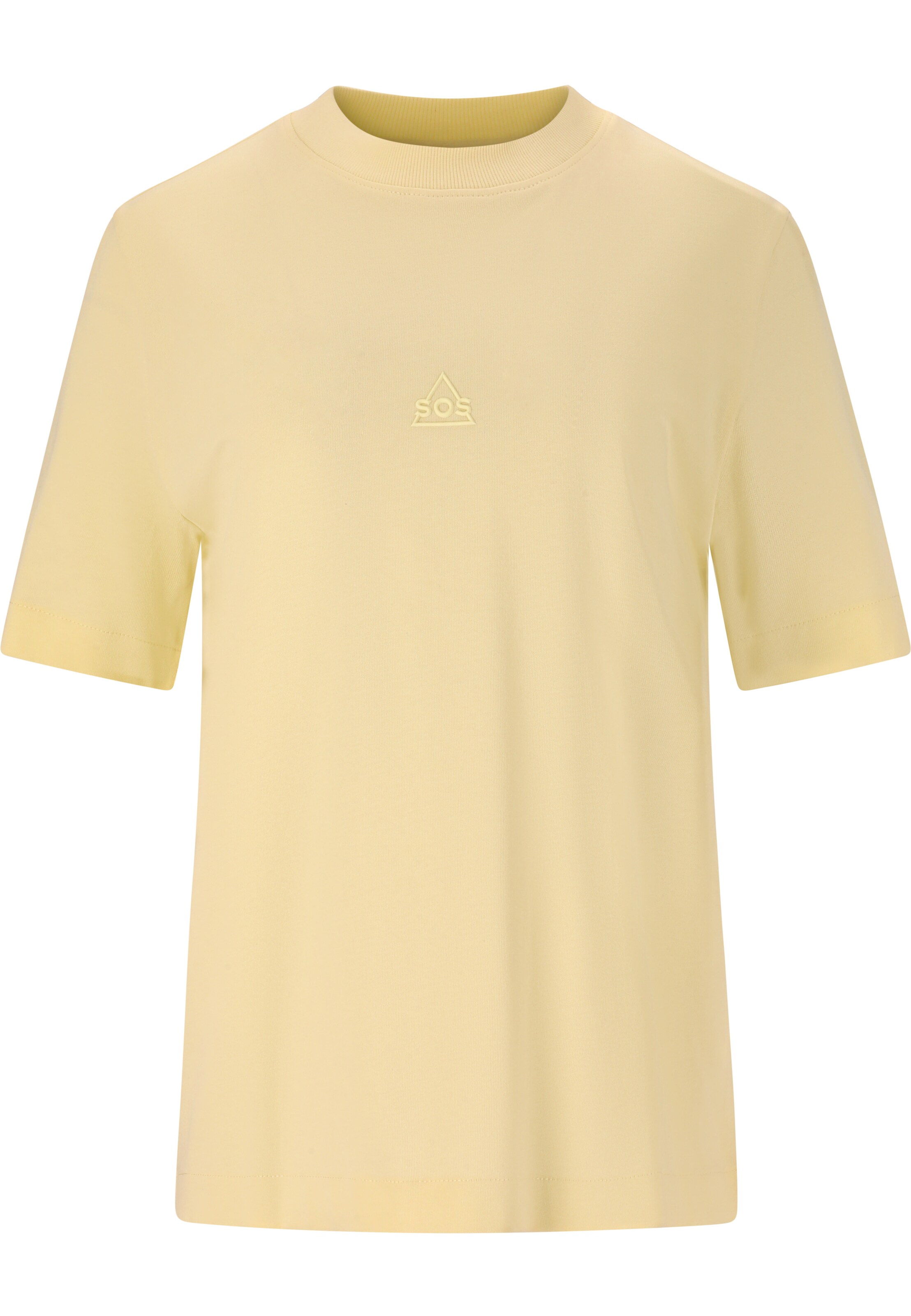 SOS Shirt 'Semeru' in Geel: voorkant