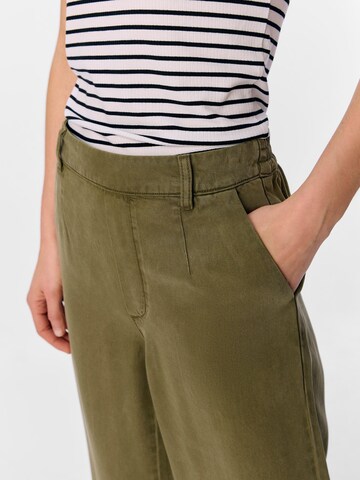OBJECT Wide Leg Jeans 'Frame' i grøn