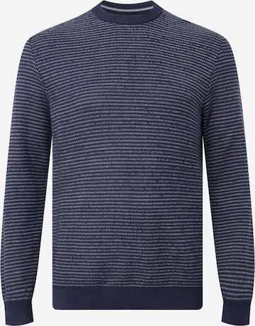 s.Oliver Men Big Sizes Sweater in Blue: front