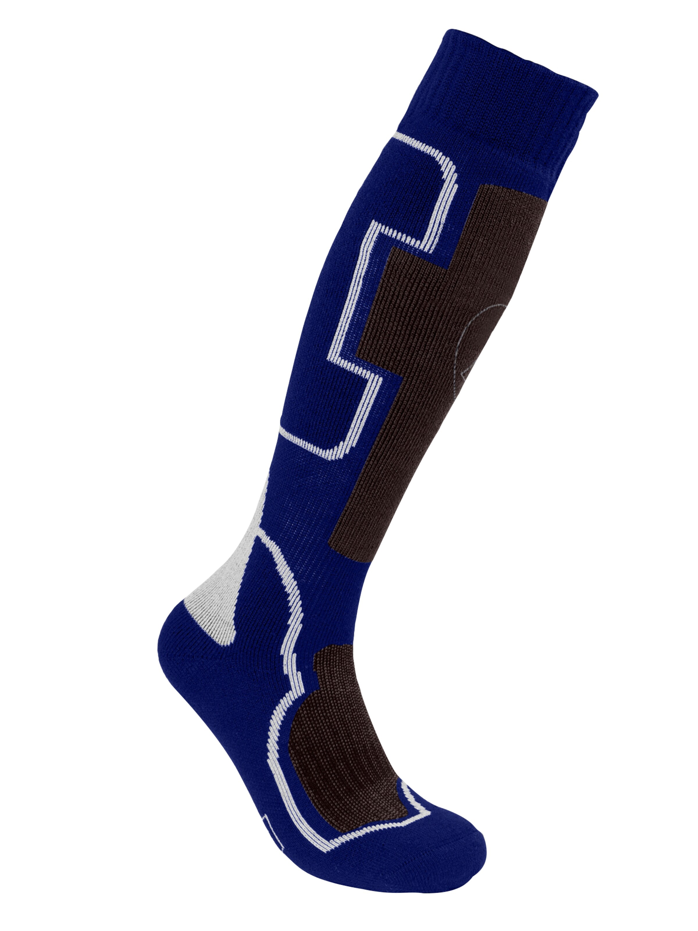 CASH-MERE.CH Sportsocken in Blau: Vorderseite