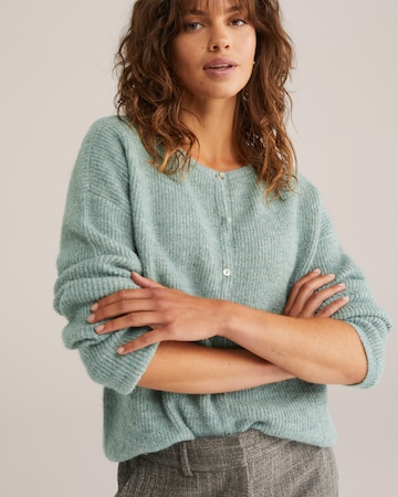 WE Fashion Gebreid vest in Groen