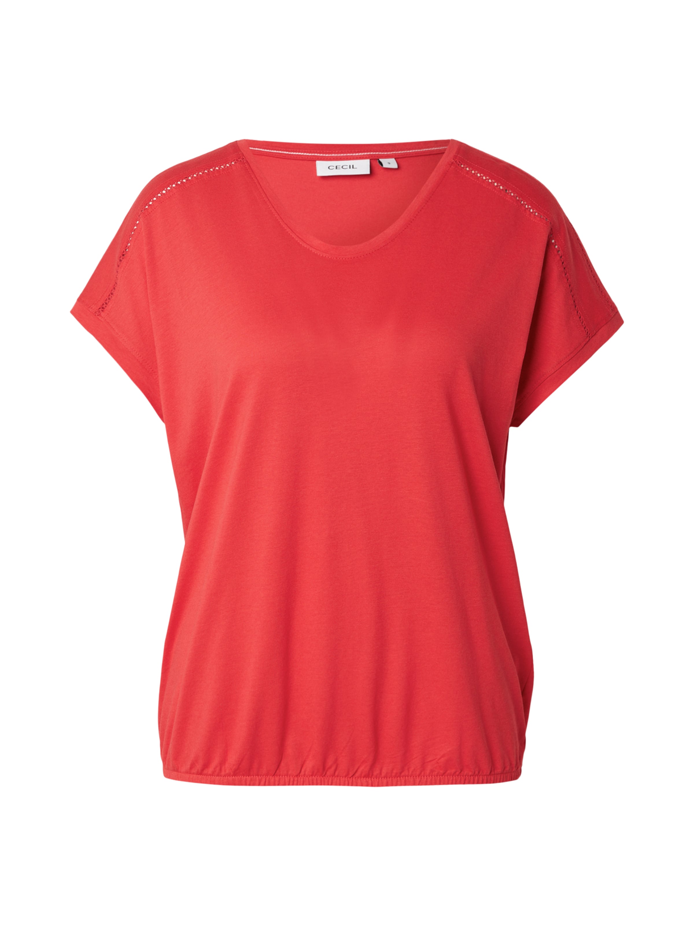 CECIL Majica | rdeča barva: sprednja stran
