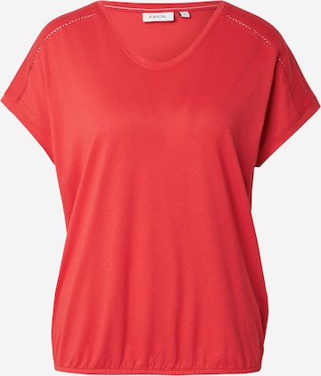 CECIL T-Shirt in Rot: Vorderseite