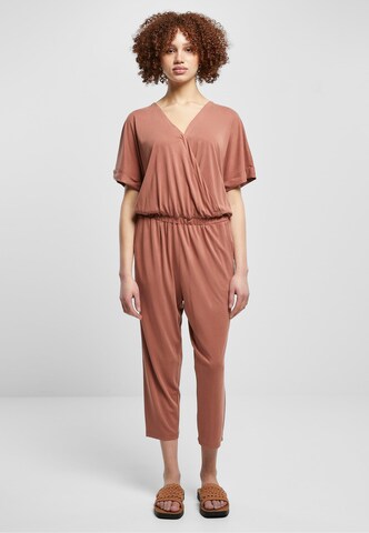 Tuta jumpsuit di Urban Classics in marrone: frontale