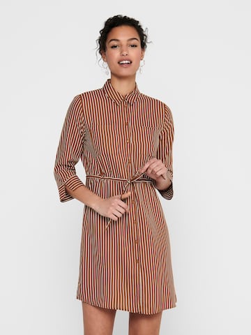 ONLY Shirt Dress 'Tamari' in Brown: front