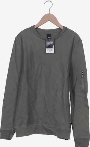 River Island Sweatshirt & Zip-Up Hoodie in S in Green: front