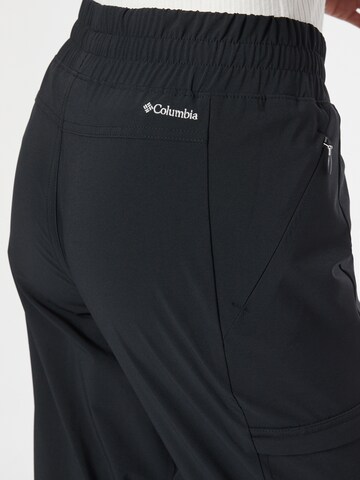 COLUMBIA Tapered Sportnadrágok 'Pleasant Creek' - fekete