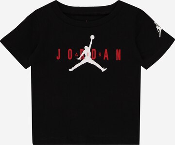 Tricou de la Jordan pe negru: față