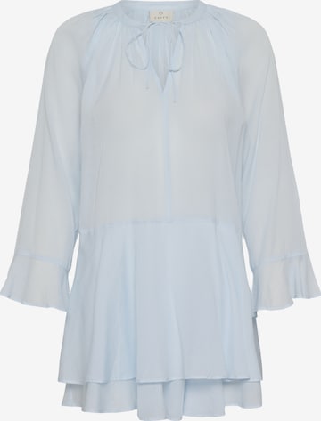 Kaffe Tunika 'Flora' i blå: forside