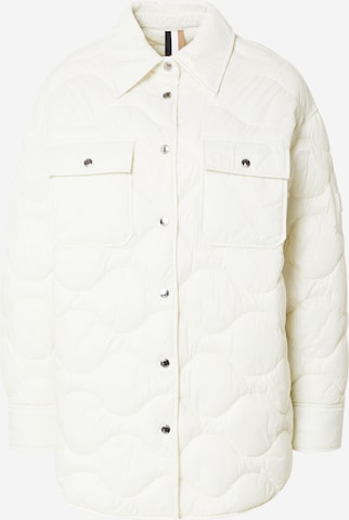 BOSS Black Between-Season Jacket 'Palovi' in White: front