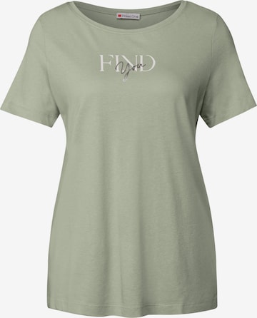 STREET ONE T-Shirt in Grün: Vorderseite