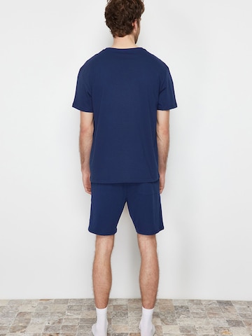 Trendyol - Pijama corto en azul