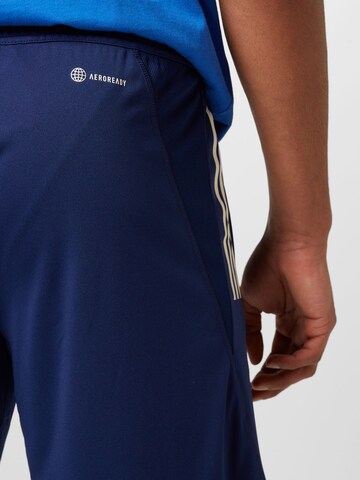 ADIDAS PERFORMANCE Regular Trainingsshorts 'Italy Tiro 23 ' in Blau