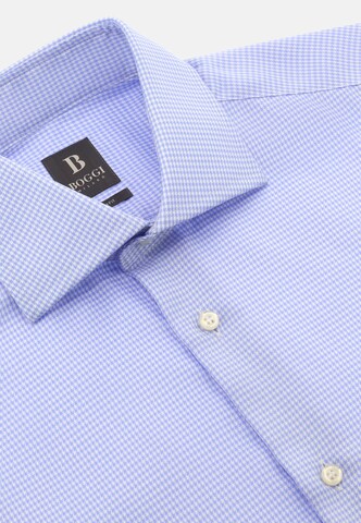 Coupe slim Chemise Boggi Milano en bleu