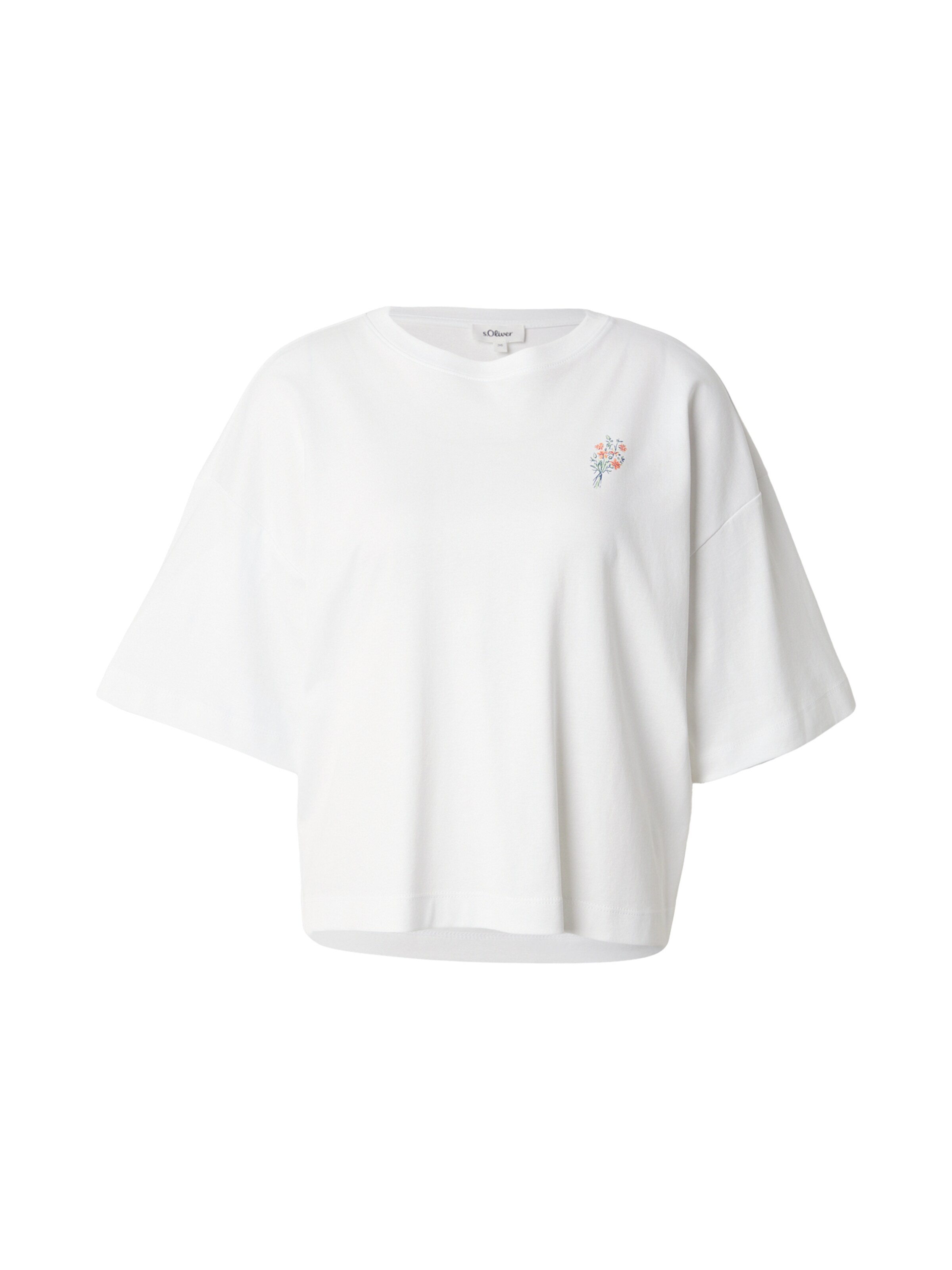 s.Oliver T-shirt en XXS en bleu / vert / orange / blanc, Vue avec produit