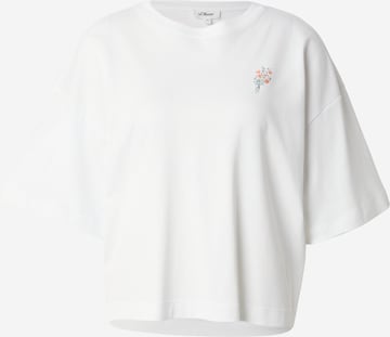 s.Oliver T-Shirt in Weiß: Vorderseite