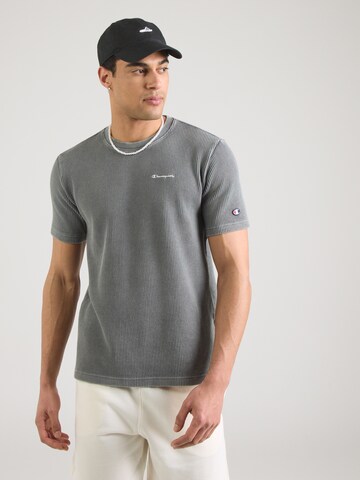 Champion Authentic Athletic Apparel Tričko – šedá: přední strana