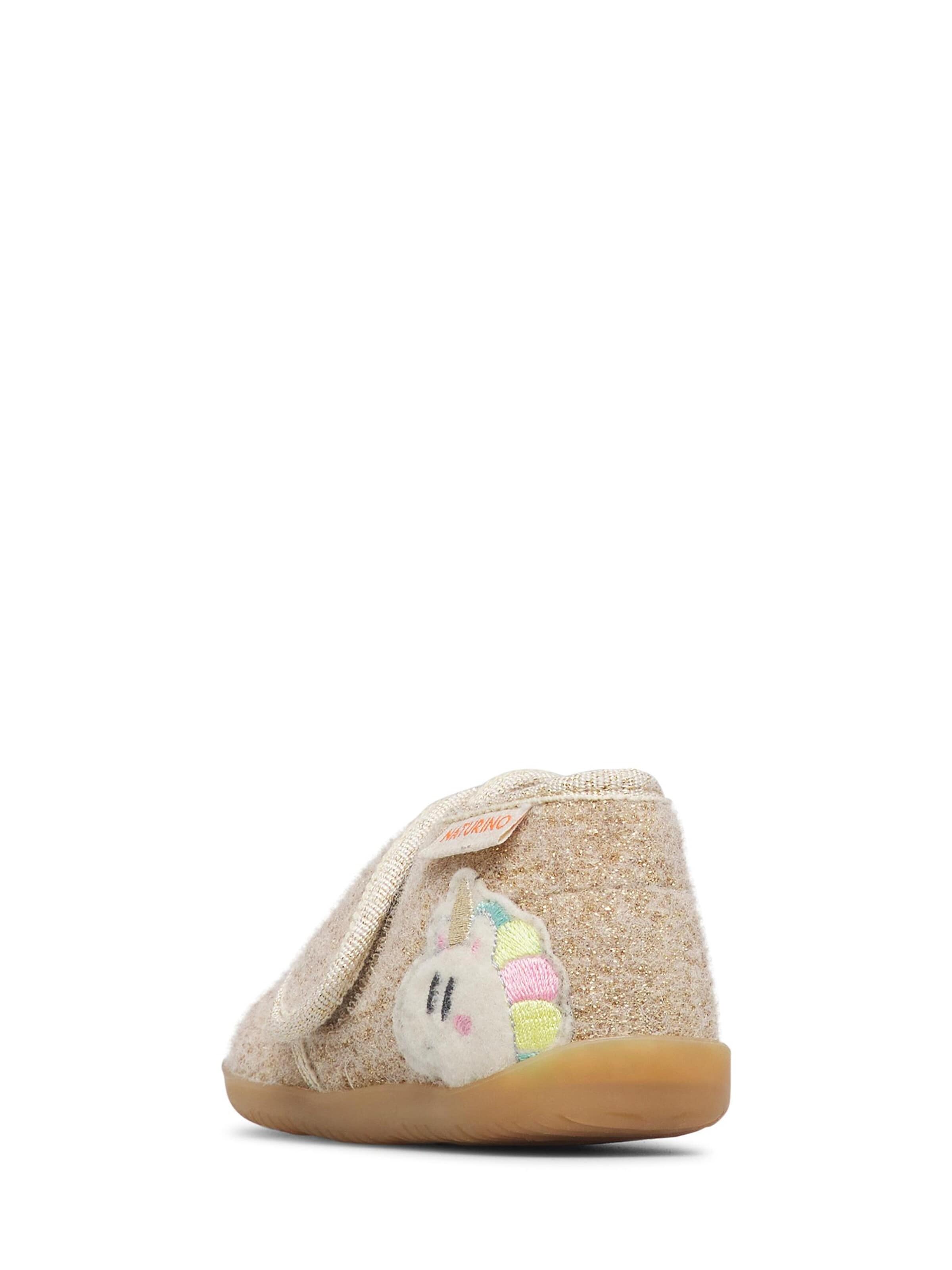 NATURINO Slipper 'CLOOPA' in Gold