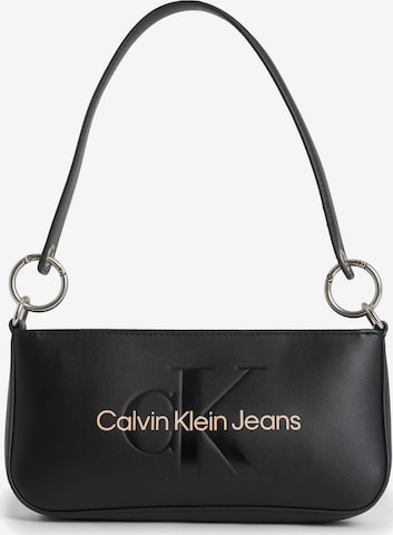 Calvin Klein Jeans Shoulder Bag in Black: front