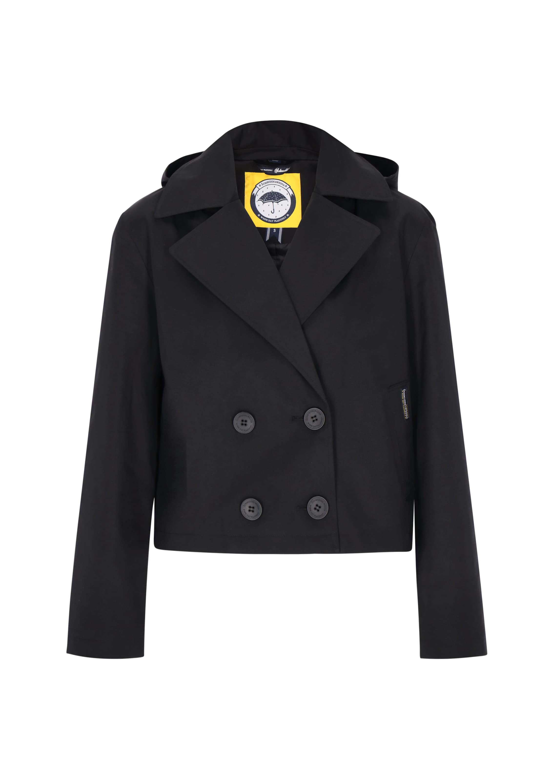 Veste fonctionnelle 'Functional' Schmuddelwedda en noir : devant