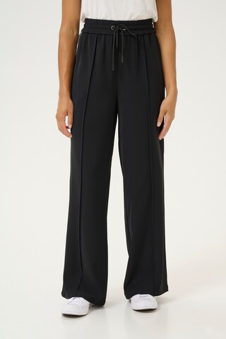 Loosefit Pantalon 'Aram' CULTURE en noir : devant