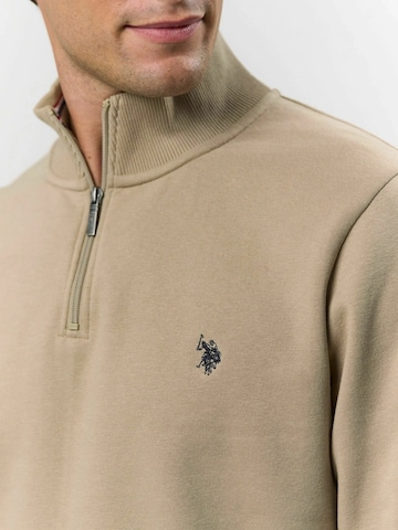 U.S. POLO ASSN. Svetr ' Kurt ' – béžová