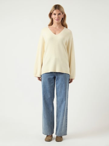 YAS Trui 'YASELMA' in Beige