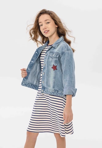 MINOTI Between-Season Jacket in Blue: front